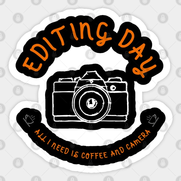 Photographer - Editing day Sticker by JunThara